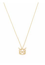 Aliita 9kt yellow gold drum pendant necklace - Oro