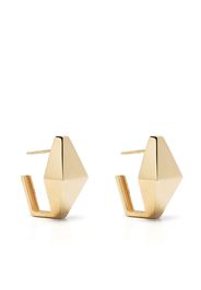 Aliita 9kt yellow gold Deco Rombo earrings - Oro