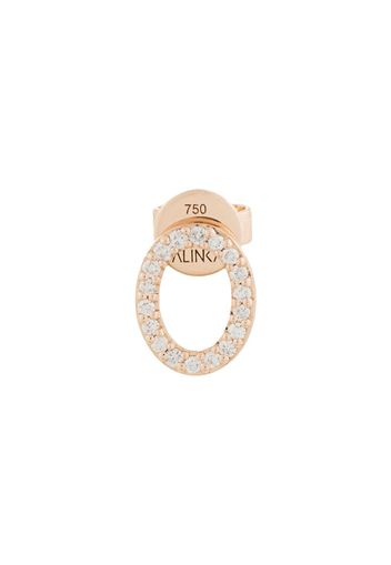 Orecchino CLOUD in oro rosa 18ct con diamante