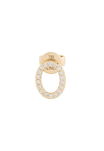 Orecchino CLOUD in oro giallo 18ct con diamante