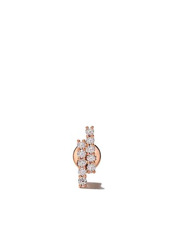 18kt rose gold MALA diamond stud earring