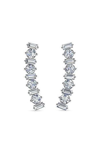 Alinka 18kt white gold AMALFI diamond ear cuffs - Argento