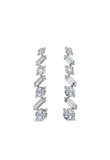 Alinka 18kt white gold Ana diamond ear cuffs - Argento