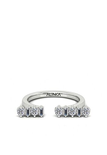 Alinka 18kt white gold AMALFI diamond ring - Argento