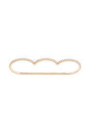 Orecchino Cloud superfine in oro rosa 18kt con diamante