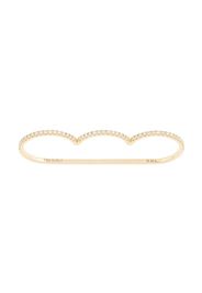 Orecchino Cloud superfine in oro giallo 18kt con diamante