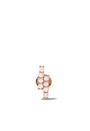 18kt rose gold RIVIERA diamond stud earring