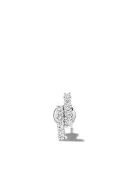 18kt white gold RIVIERA diamond stud earring