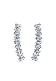 Alinka 18kt white gold AMALFI diamond ear cuffs - Argento