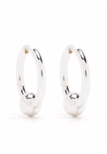 All Blues chunky hoop earrings - Argento