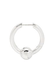 sterling silver single hoop earring