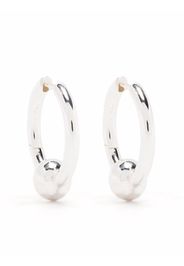 All Blues chunky hoop earrings - Argento