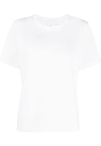 Allude round-neck short-sleeve T-shirt - Bianco