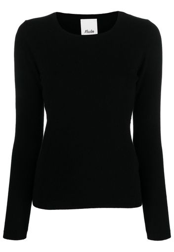 Allude crew-neck cashmere jumper - Nero