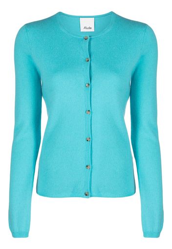 Allude button-up cashmere cardigan - Blu