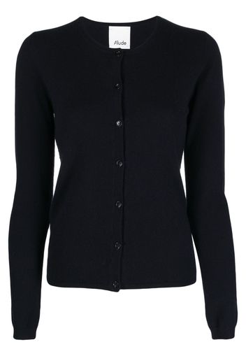 Allude button-up cashmere cardigan - Blu