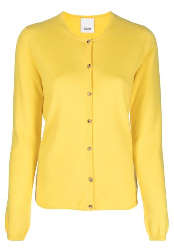 Allude button-up cashmere cardigan - Giallo