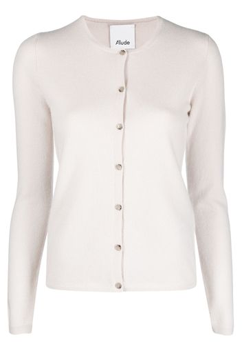 Allude button-up cashmere cardigan - Toni neutri