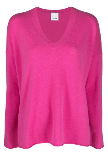 Allude long-sleeved cashmere jumper - Rosa