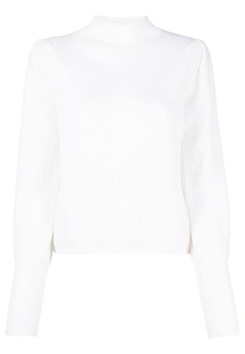 Allude bishop-sleeves cashmere jumper - Bianco