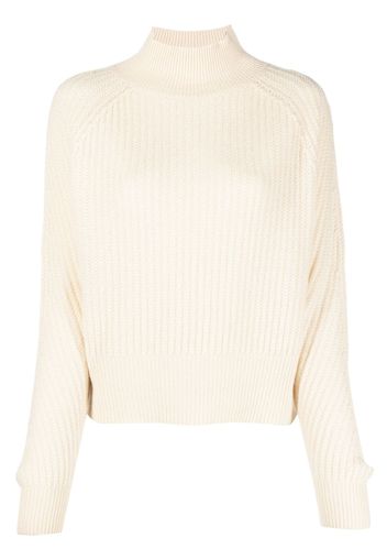 Allude high-neck cashmere jumper - Toni neutri