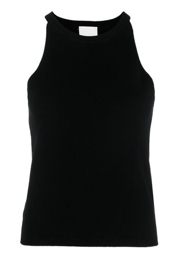 Allude cashmere sleeveless top - Nero