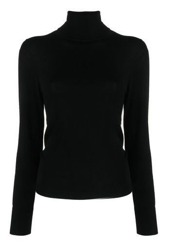 Allude virgin-wool roll-neck jumper - Nero