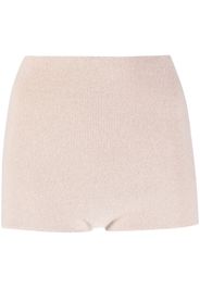 Allude cashmere mini shorts - Toni neutri