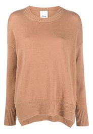 Allude drop-shoulder cashmere jumper - Marrone