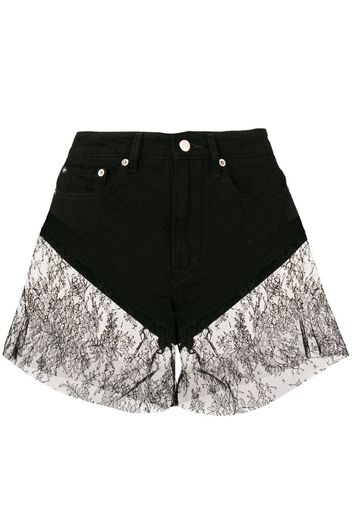 Shorts con pizzo