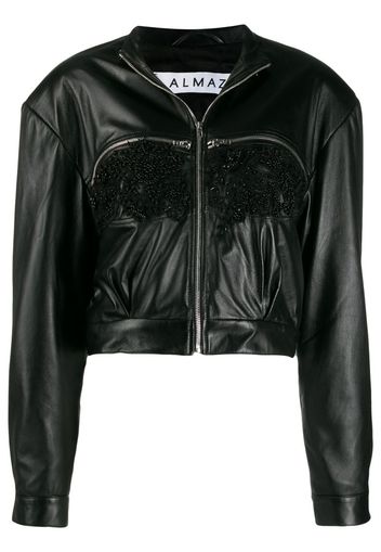 Giacca biker crop