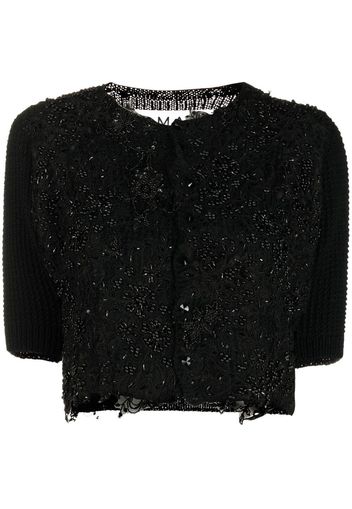 Almaz Cardigan con decorazione - Nero