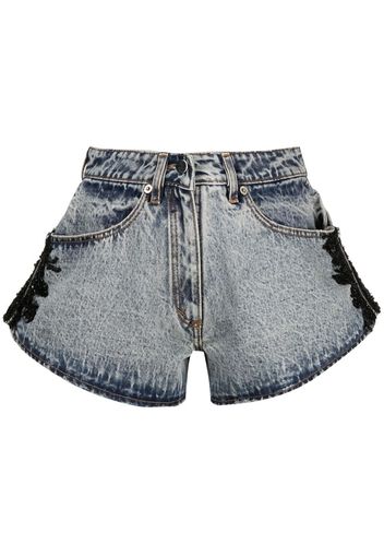 Almaz Shorts denim con decorazione - Blu