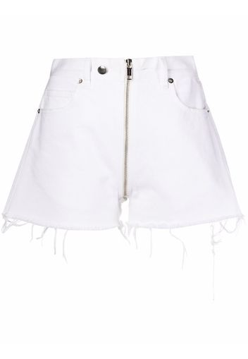 Almaz Shorts con zip - Bianco