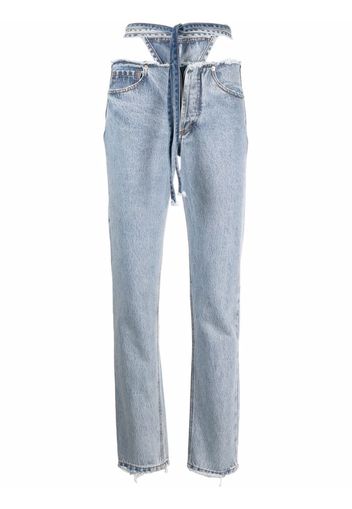 Almaz Jeans con dettaglio cut-out - Blu