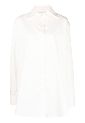 Almaz oversized button-up shirt - Toni neutri