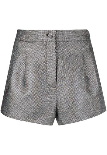 Almaz metallic-effect tailored shorts - Argento