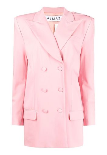 Almaz double-breasted tailored blazer - Rosa