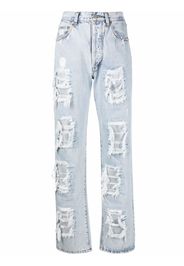 Almaz ripped-design jeans - Blu