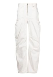 Almaz Hybrid deconstructed straight-leg jeans - Bianco