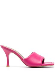 ALOHAS Puffy open-toe leather mules - Rosa