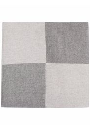 alonpi cashmere check cashmere-knit blanket - Grigio