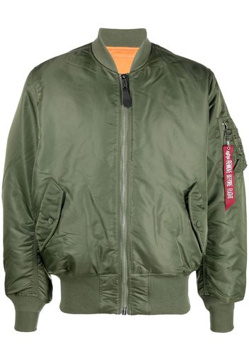 Alpha Industries MA-1 reversible bomber jacket - Verde