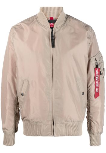 Alpha Industries zip-up bomber jacket - Toni neutri