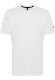 Alpha Tauri logo-patch cotton-blend T-shirt - Blu