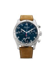 Alpina Startimer Pilot Quartz Chronograph Big Date 41mm - Blu