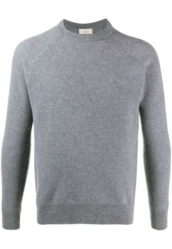 raglan sleeves crew neck jumper