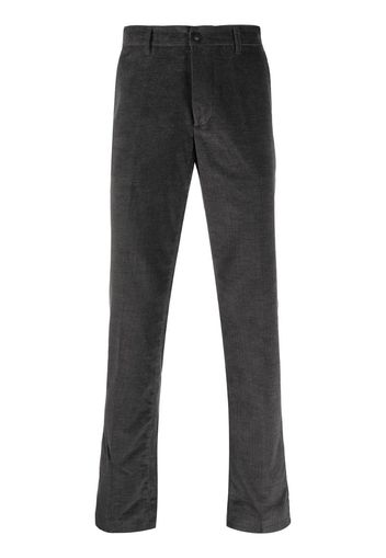 corduroy straight-leg trousers