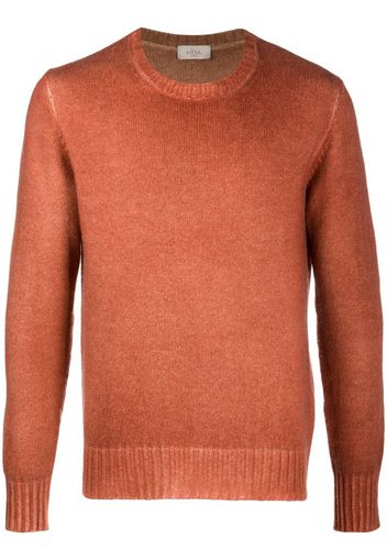 knitted crew neck jumper