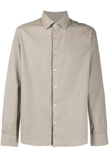 button front long sleeve shirt